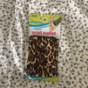 Wrist wallet - black only available.